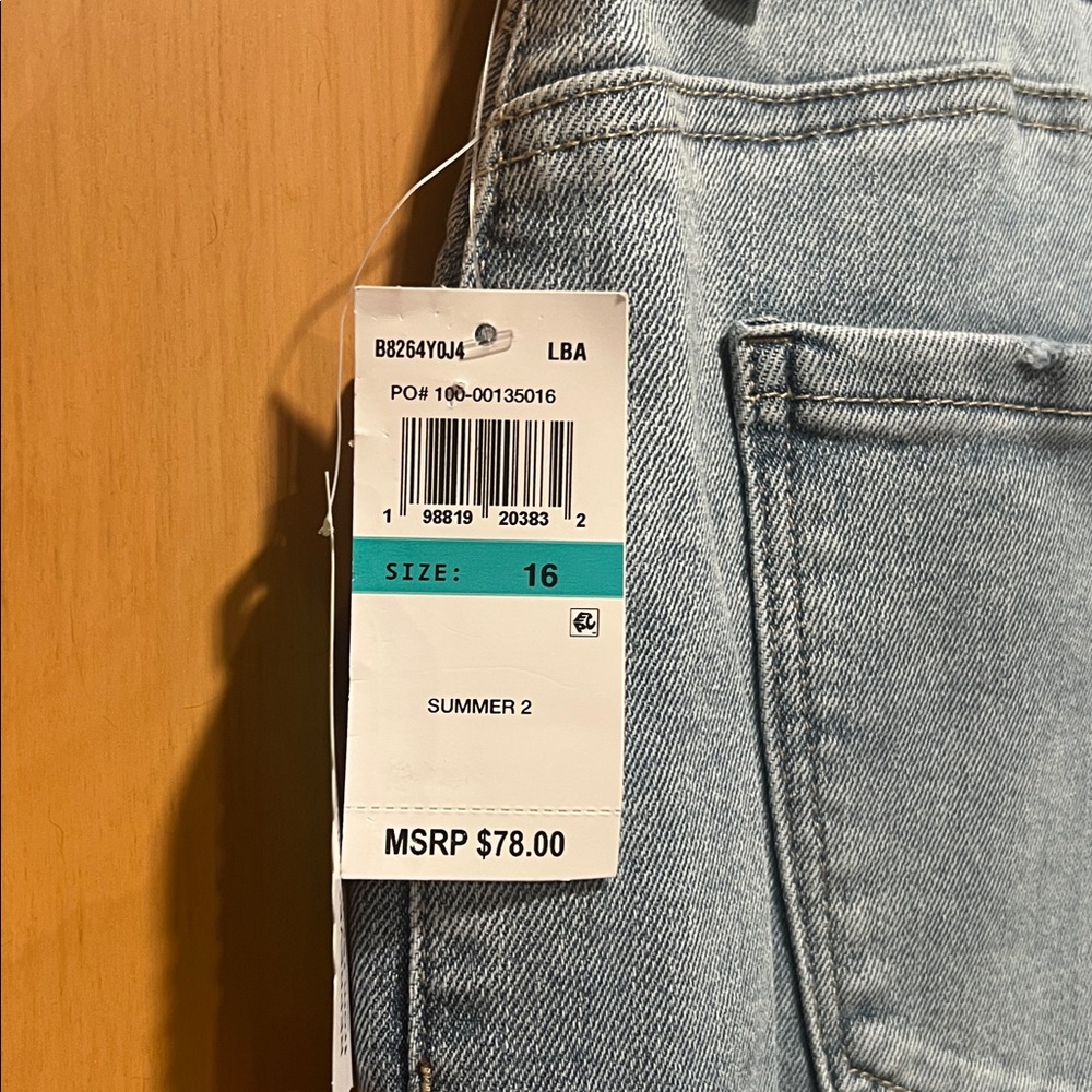 Democracy High Rise Wide Leg Jeans - Classic Blue - Picture 4 of 4